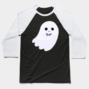 Bow Tie Ghost Baseball T-Shirt